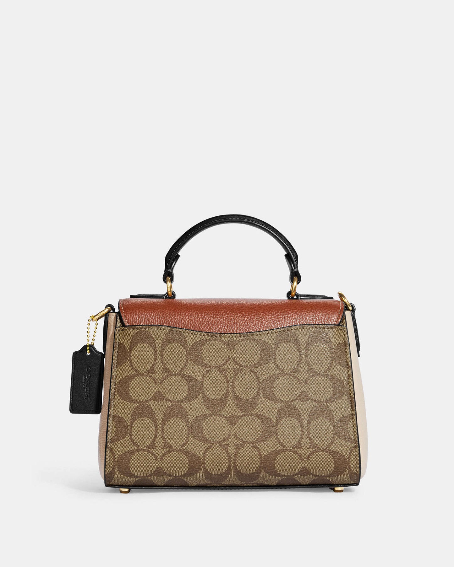 Morgan Top Handle Satchel In Colorblock Signature Canvas