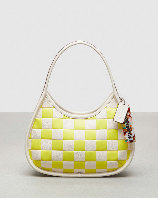 Ergo Bag In Checkerboard Patchwork Upcrafted Leather