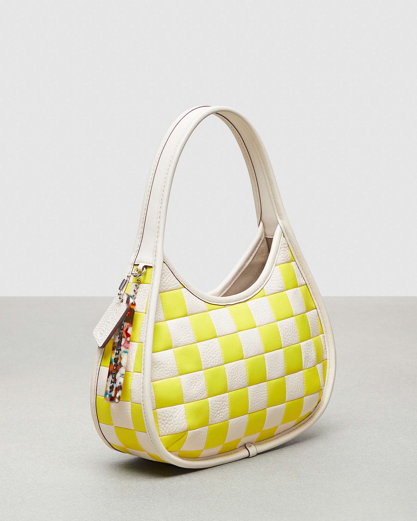 Ergo Bag In Checkerboard Patchwork Upcrafted Leather