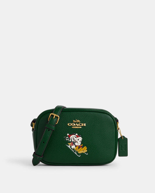 Disney X Coach Mini Jamie Camera Bag With Sled Motif