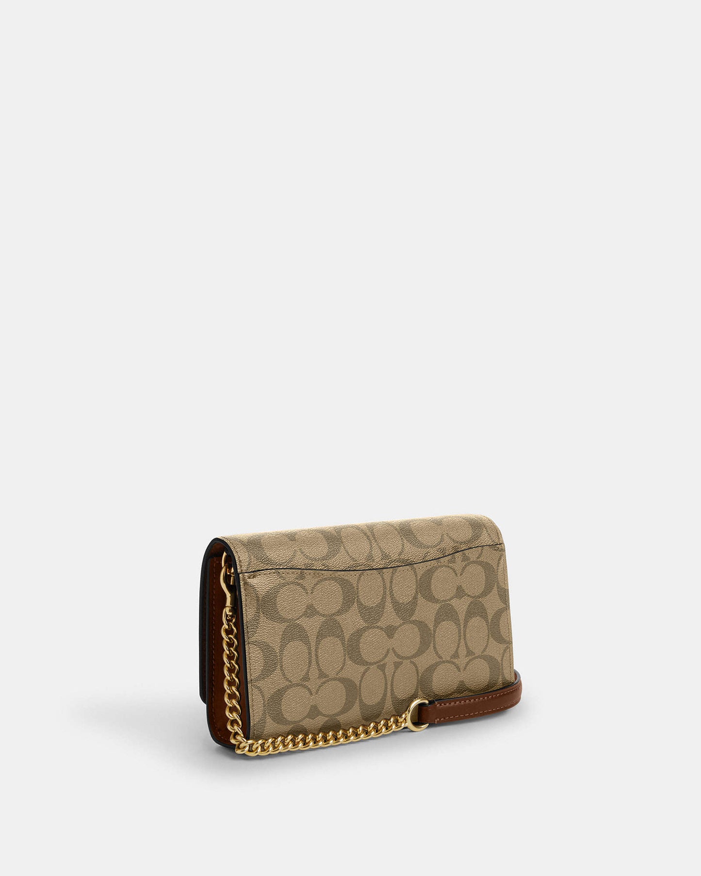 Flap Clutch Crossbody In Signature Canvas