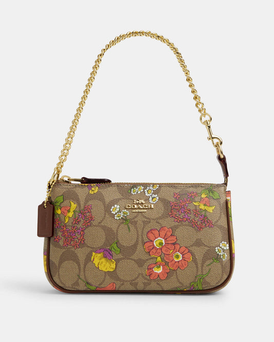 Nolita 19 In Signature Canvas With Floral Print