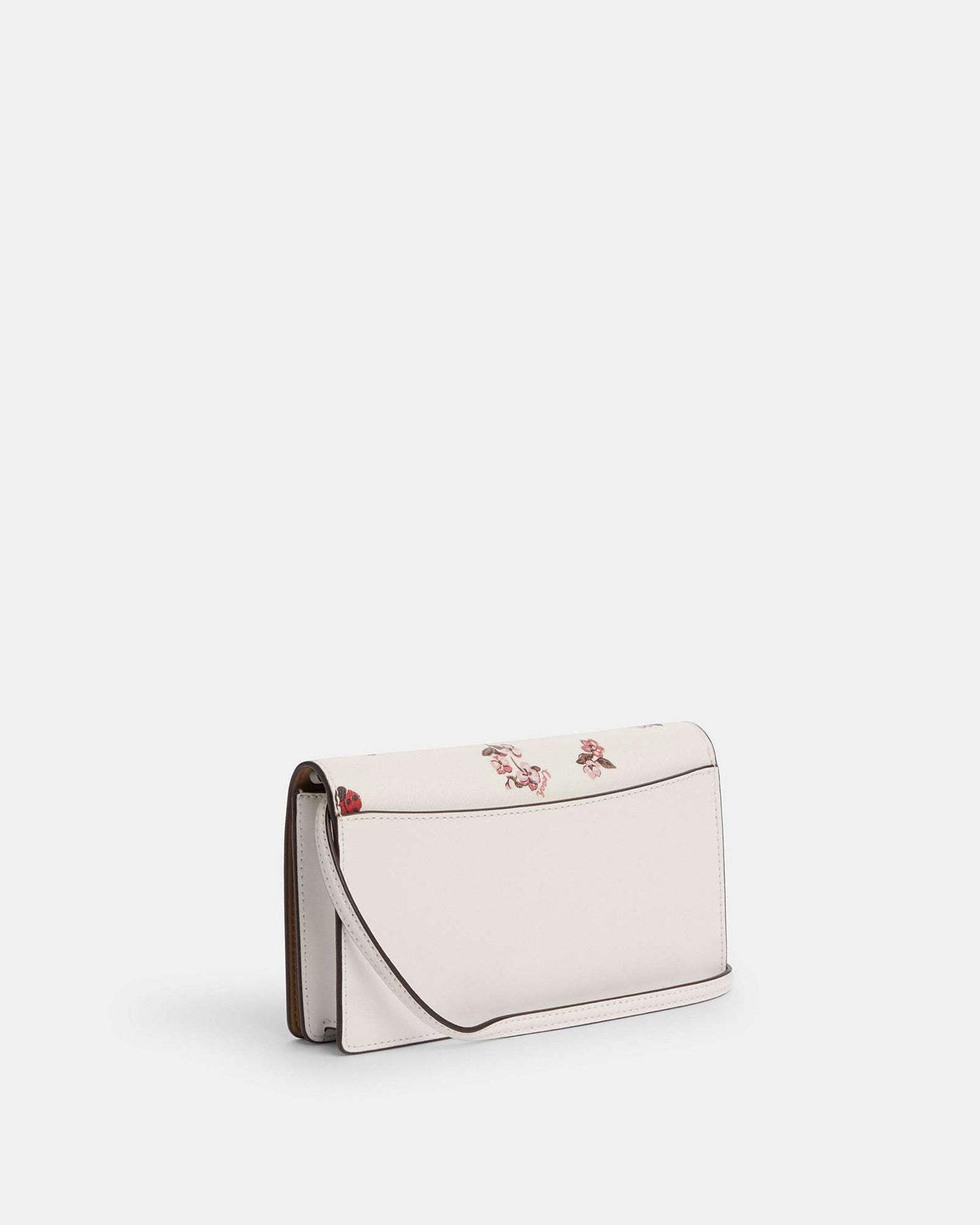 Anna Foldover Clutch Crossbody With Ladybug Floral Print