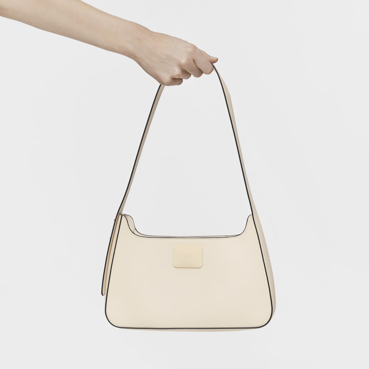 Bolso de hombro beige TOUS Lucia