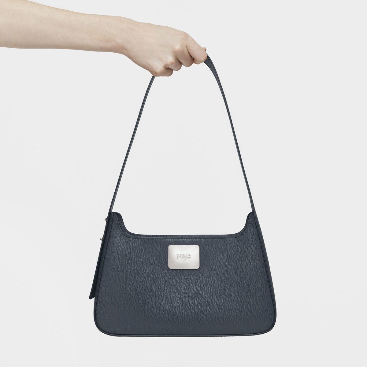 Bolso de hombro gris oscuro TOUS Lucia