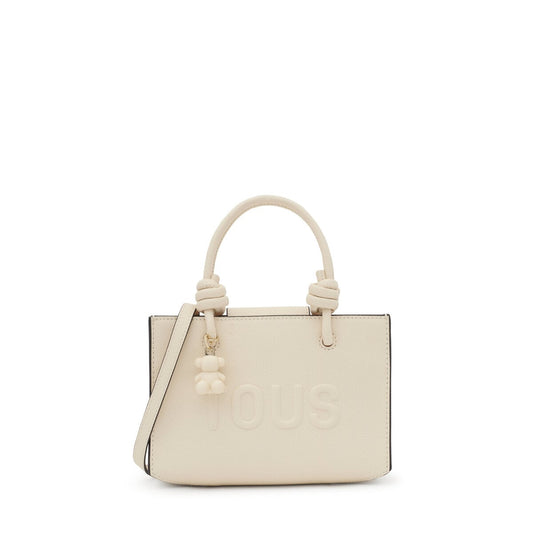 Mini bolso horizontal beige TOUS La Rue New