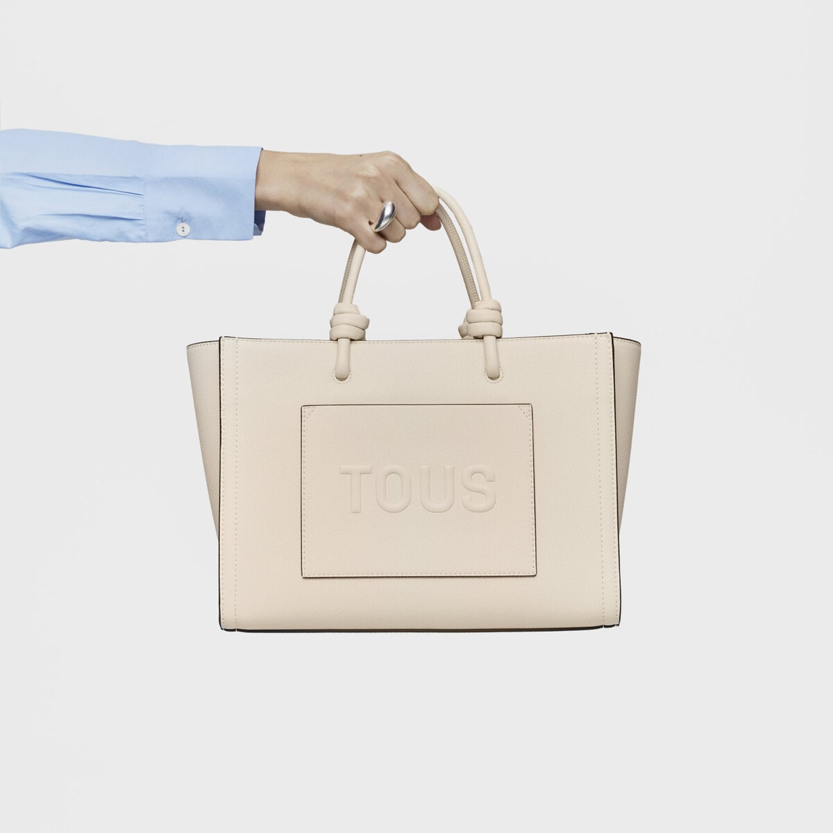 Shopper mediano Amaya beige TOUS La Rue New