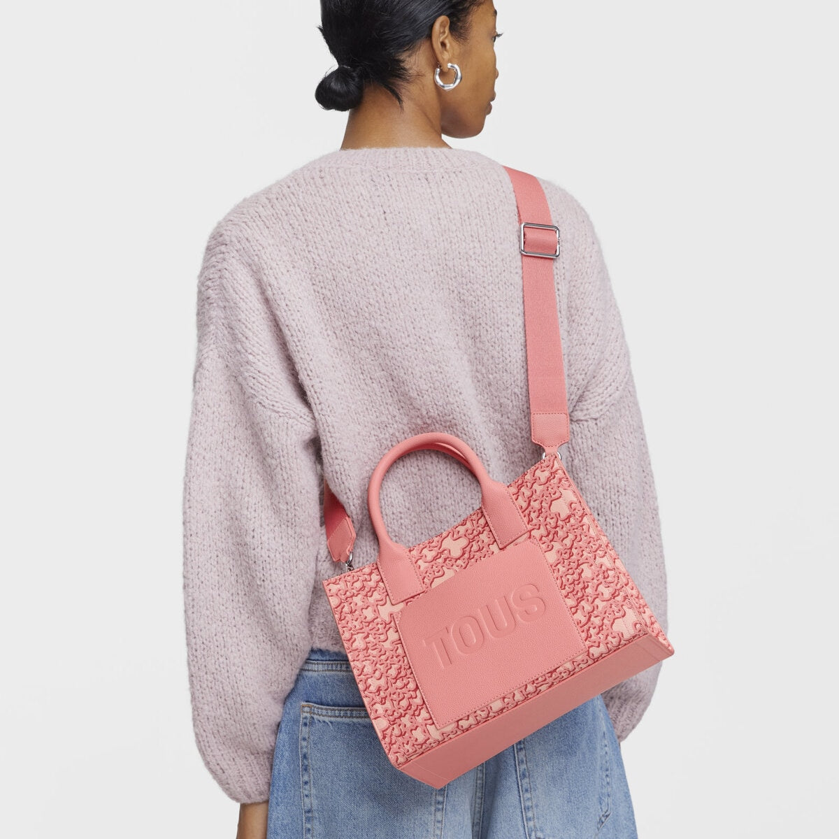 Shopper mediano Amaya coral Kaos Mini Evolution