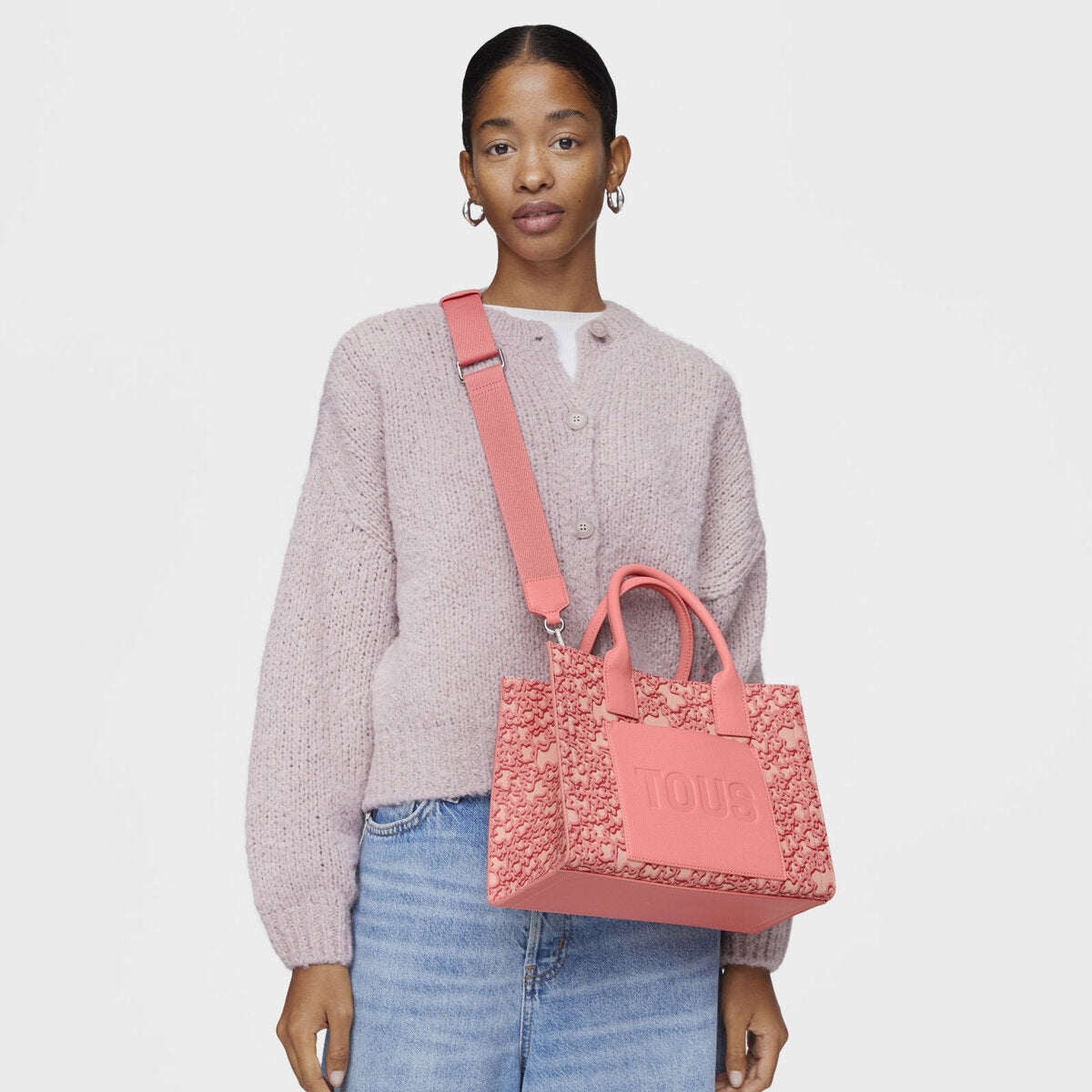 Shopper mediano Amaya coral Kaos Mini Evolution