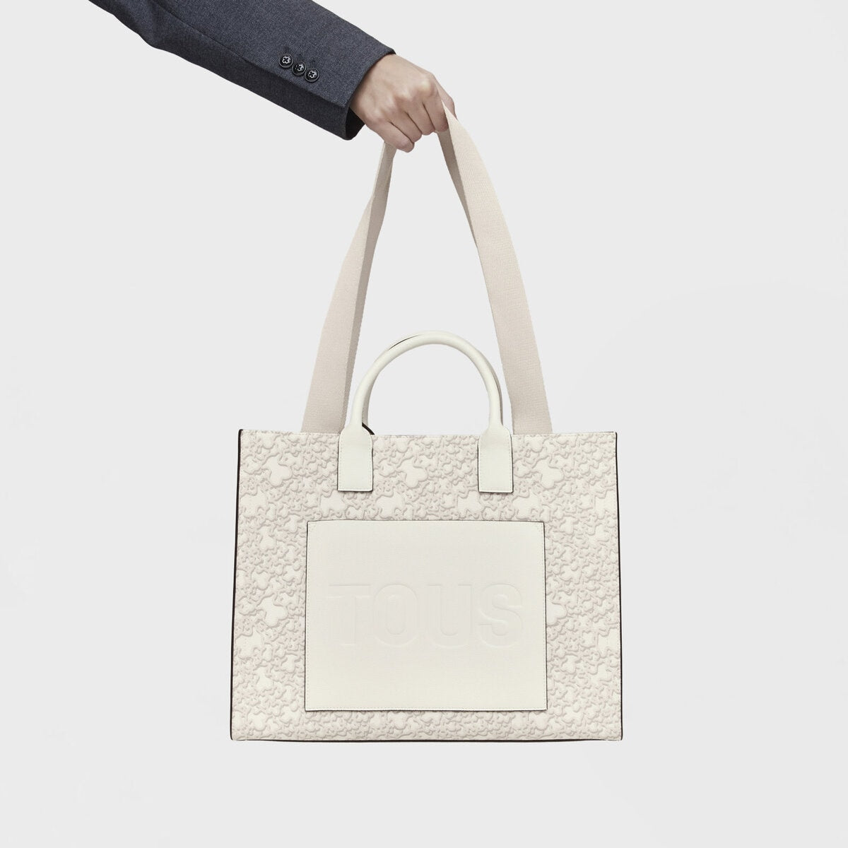 Shopper grande Amaya gris claro Kaos Mini Evolution