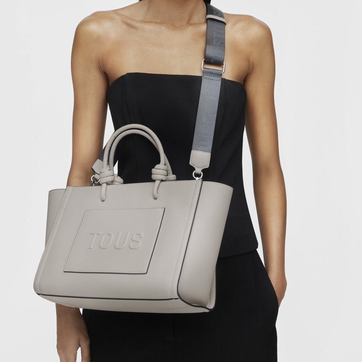 Shopper mediano Amaya gris TOUS La Rue New