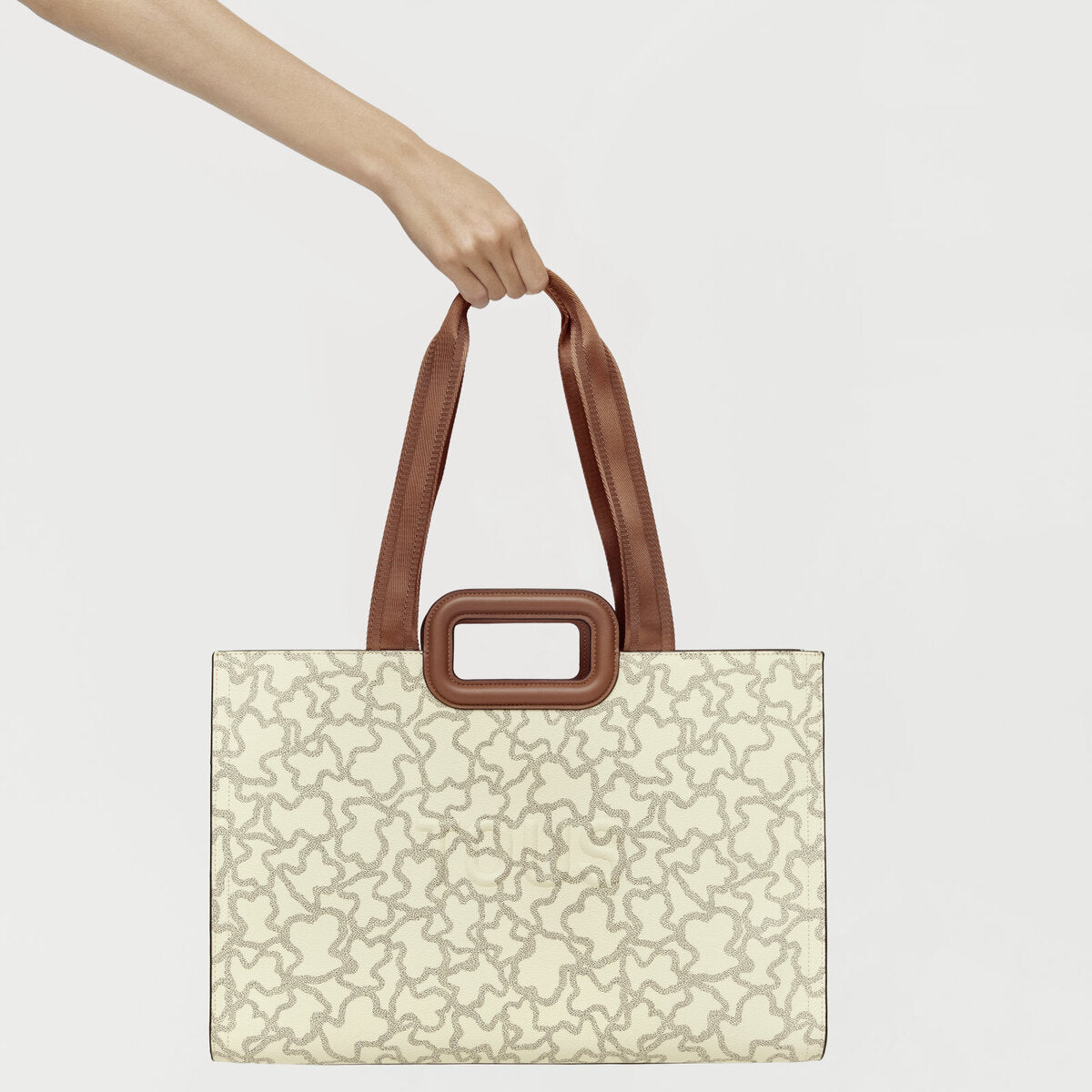 Shopper grande Amaya beige Kaos Icon