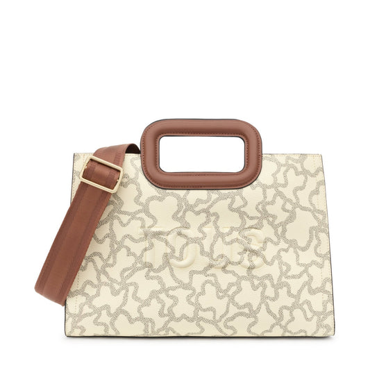 Shopper mediano Amaya beige Kaos Icon