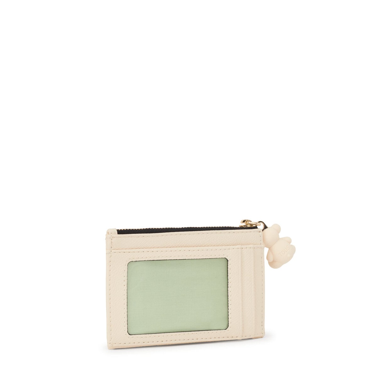 Monedero tarjetero beige TOUS La Rue New