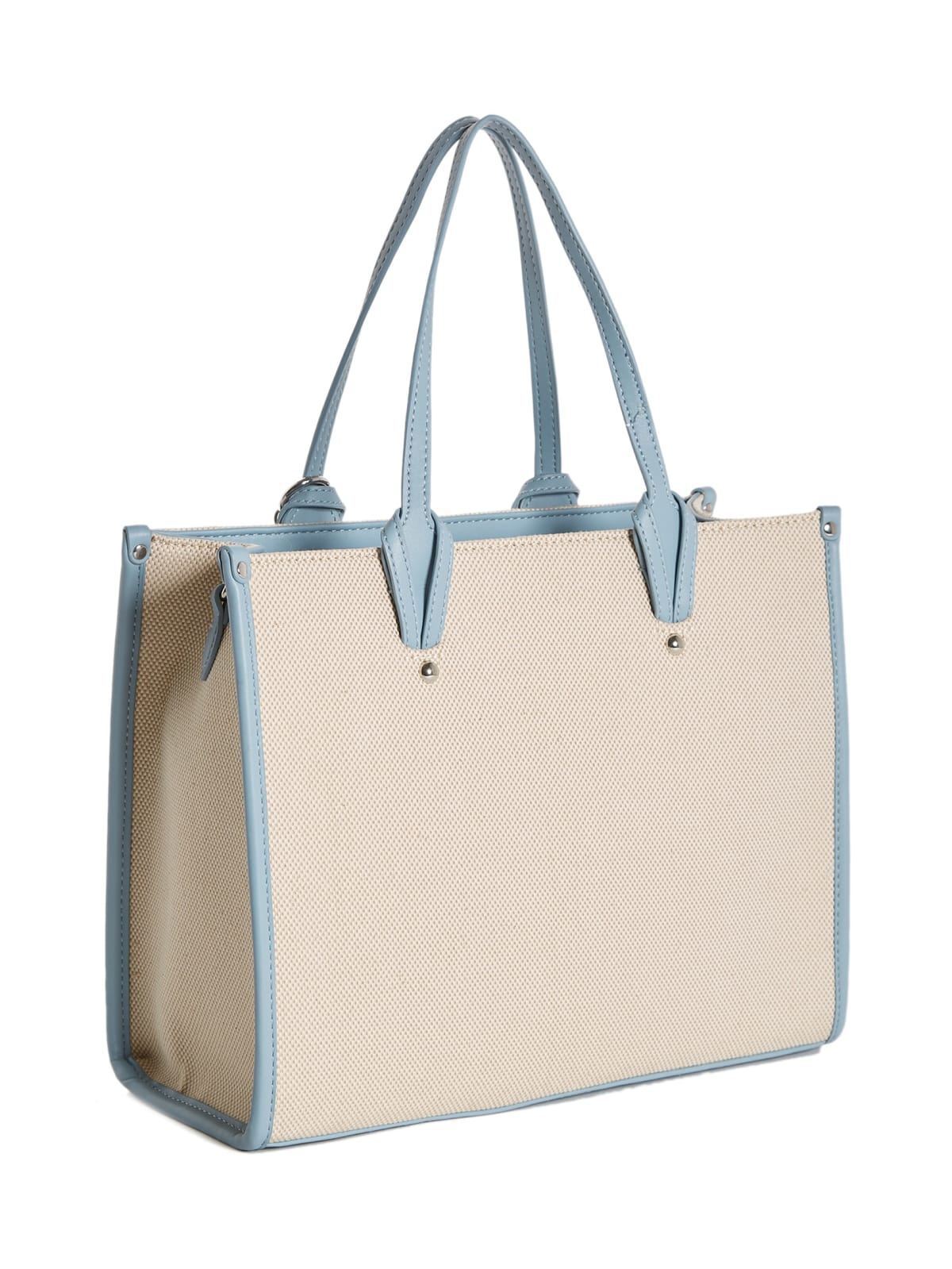 Maya Color-Block Canvas Tote