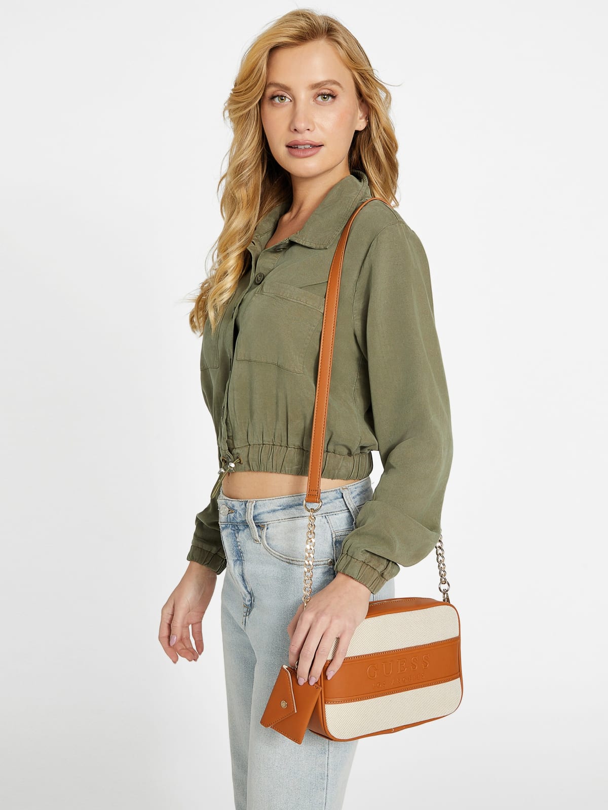 Maya Color-Block Canvas Crossbody