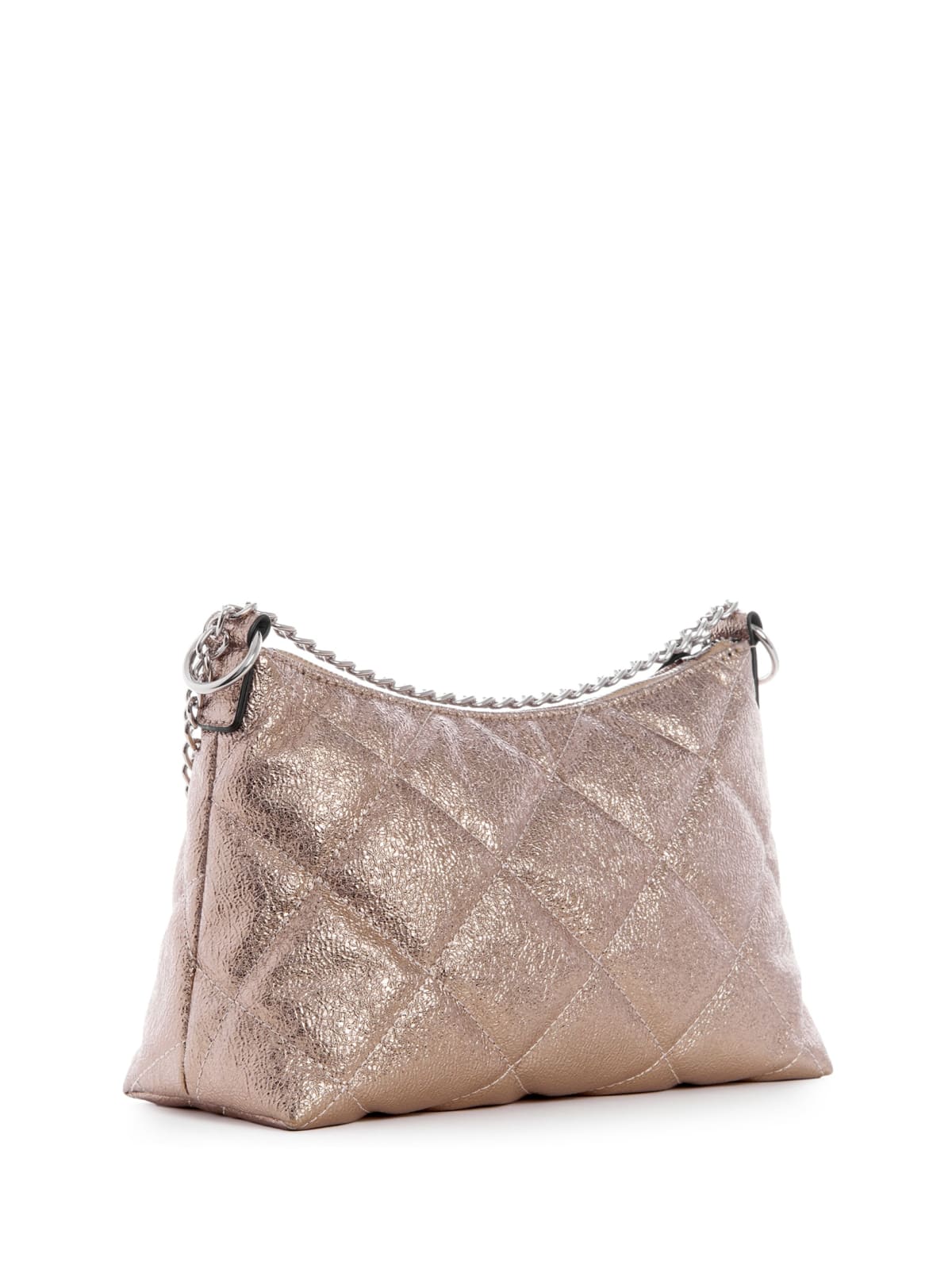 Hoboken Metallic Zip-Top Crossbody