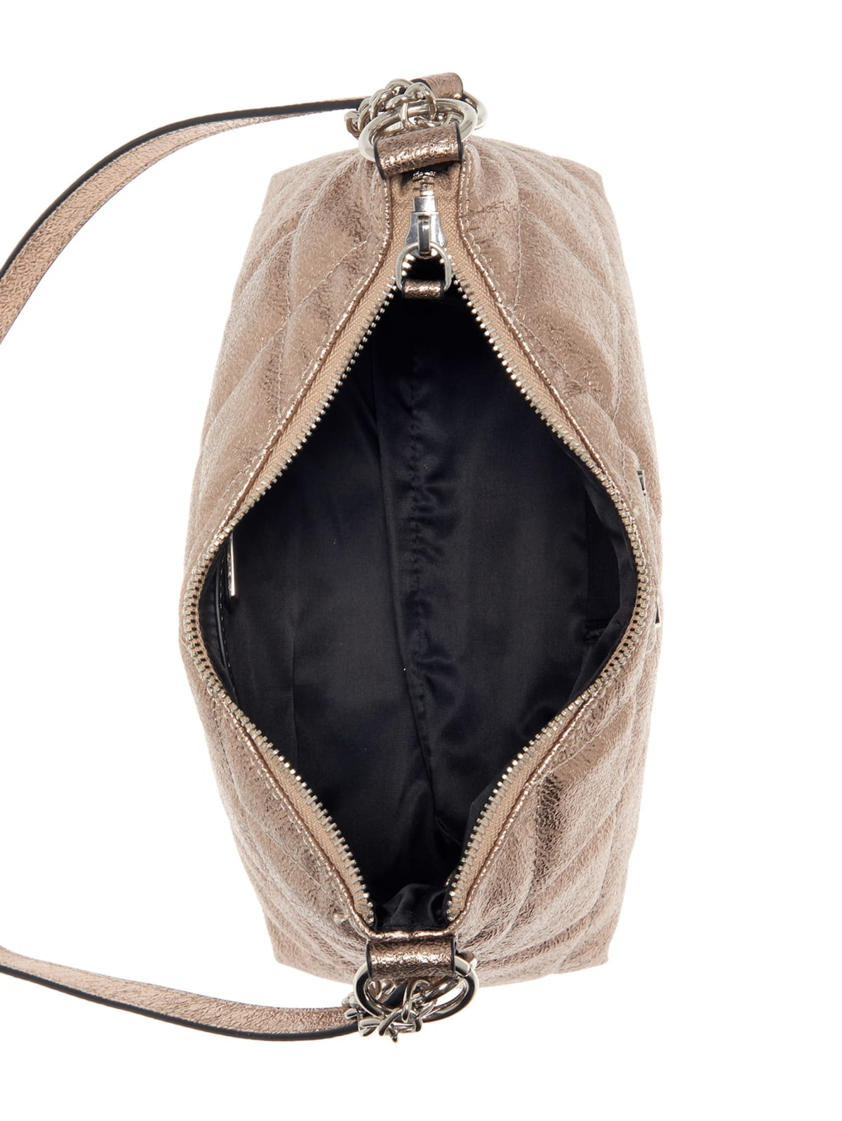 Hoboken Metallic Zip-Top Crossbody