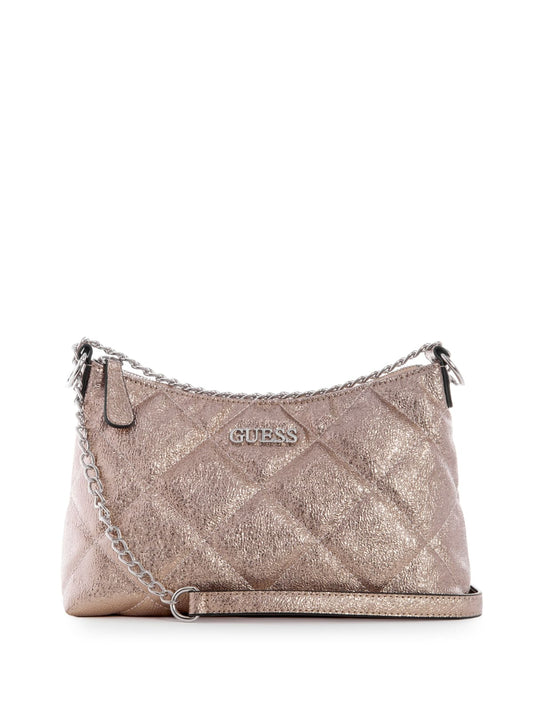 Hoboken Metallic Zip-Top Crossbody