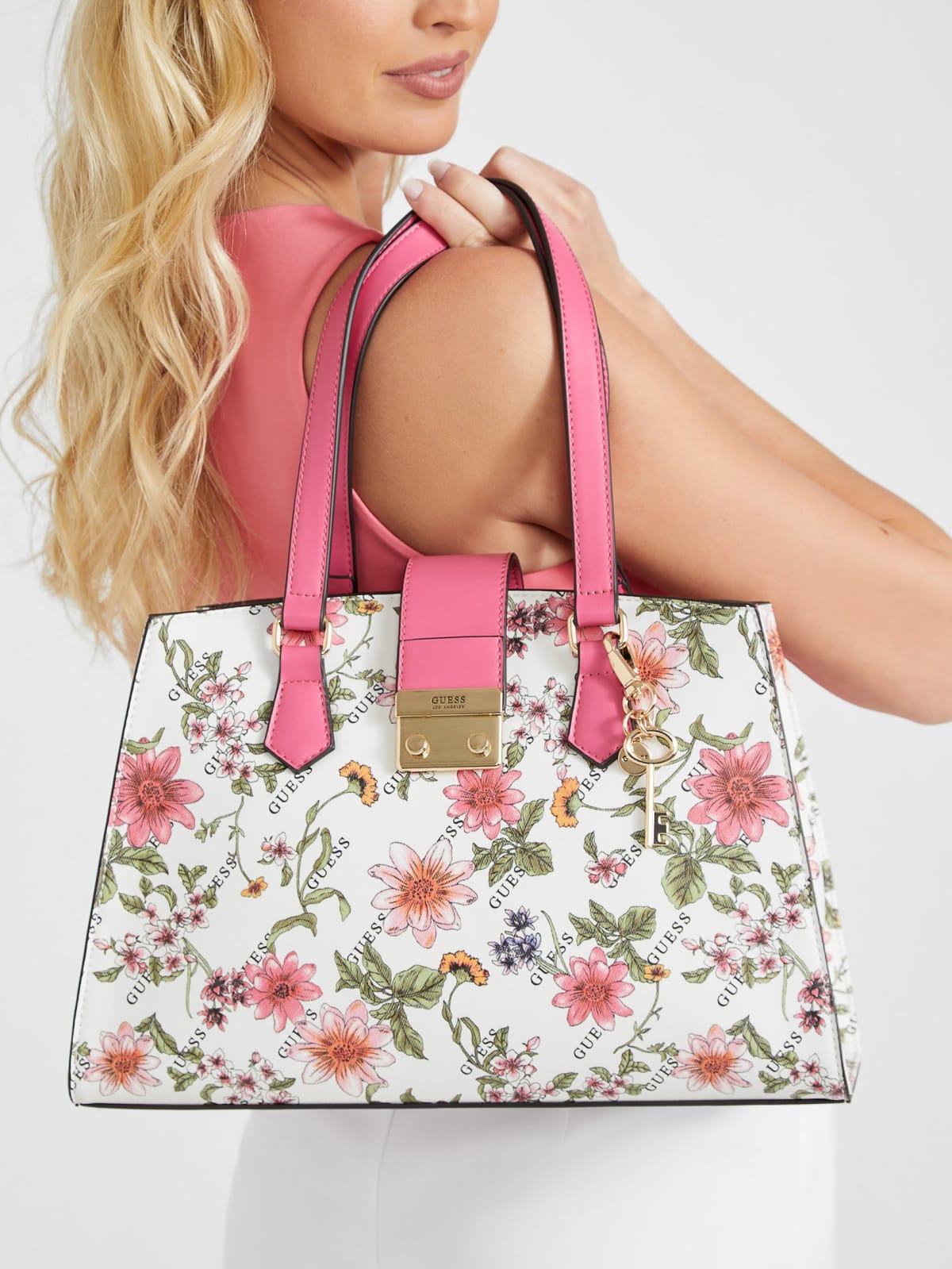 Kimball Floral Satchel