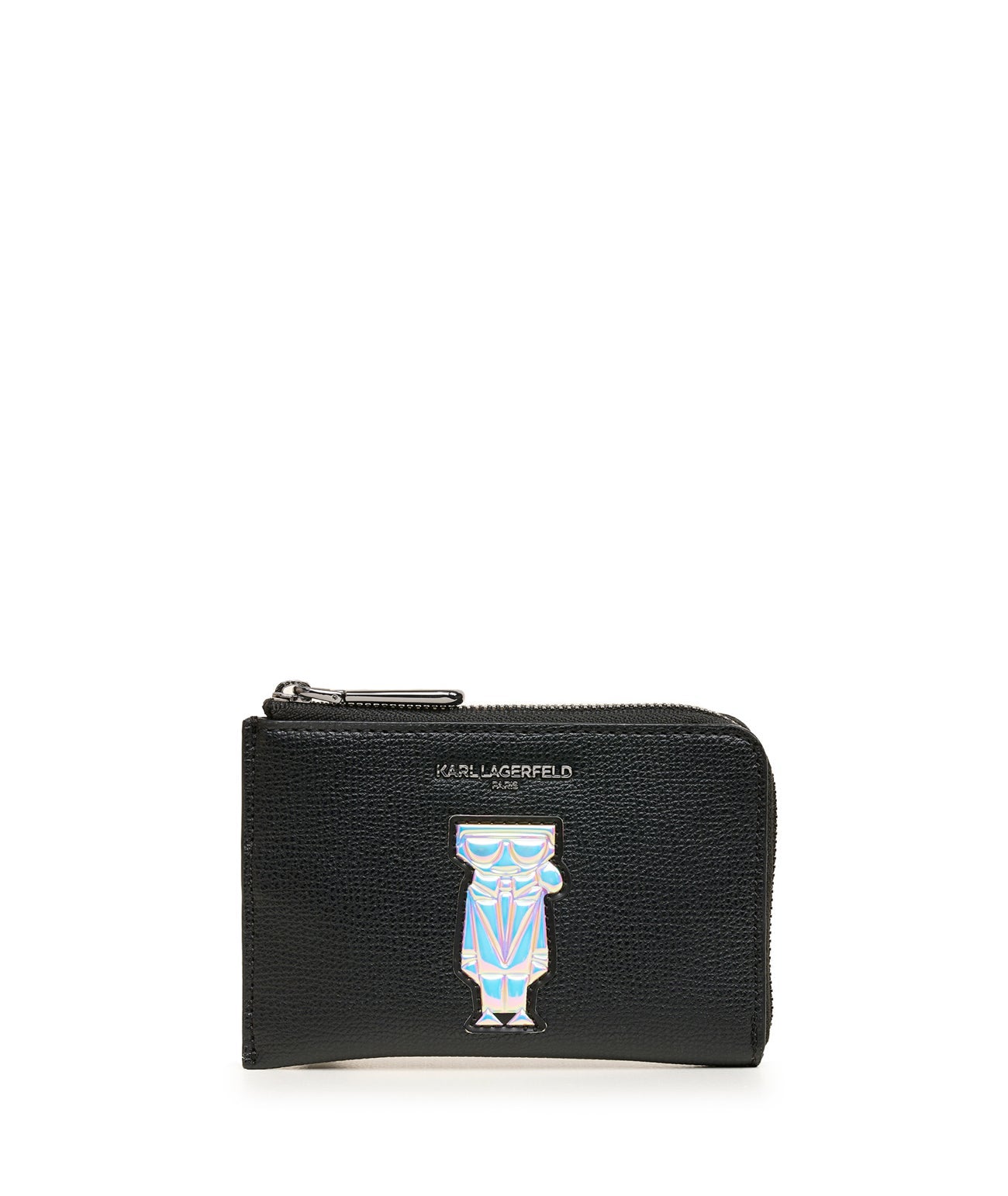 KARL PATCH SMALL ZIP AROUND WALLET