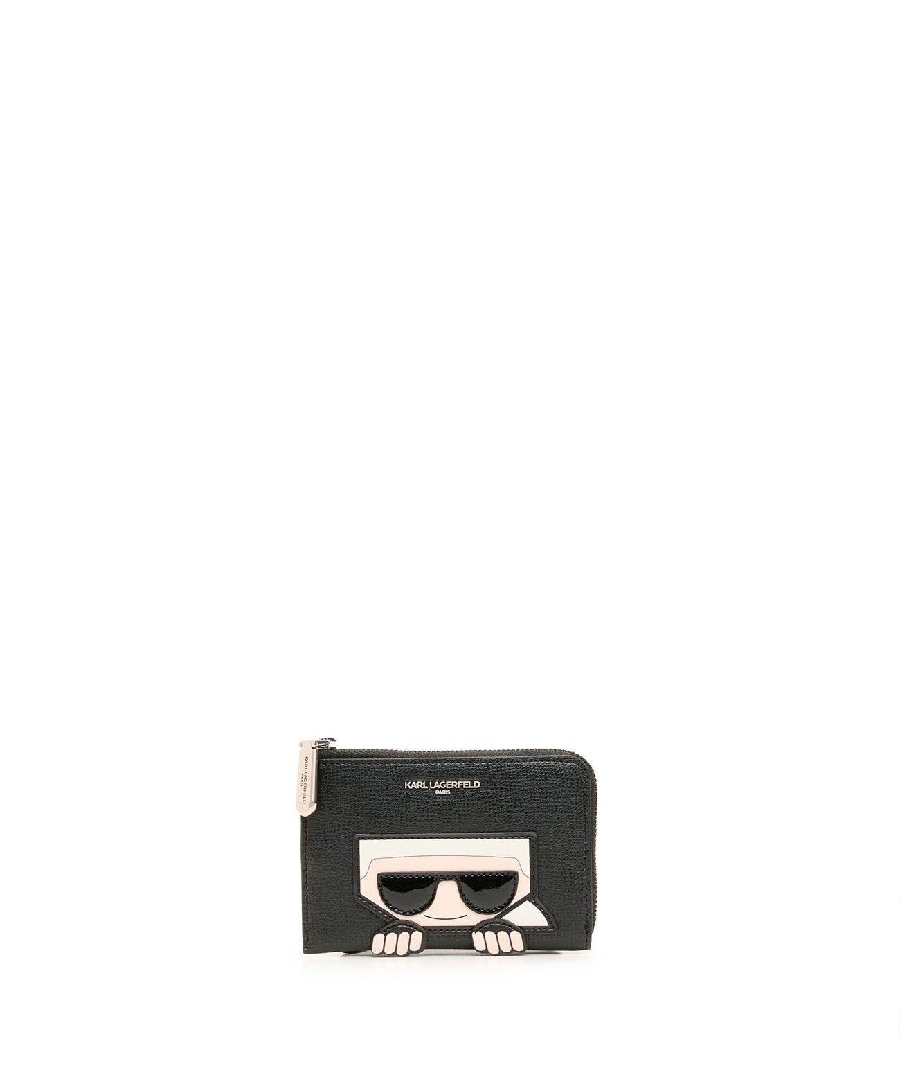 KARL PATCH SMALL ZIP AROUND WALLET