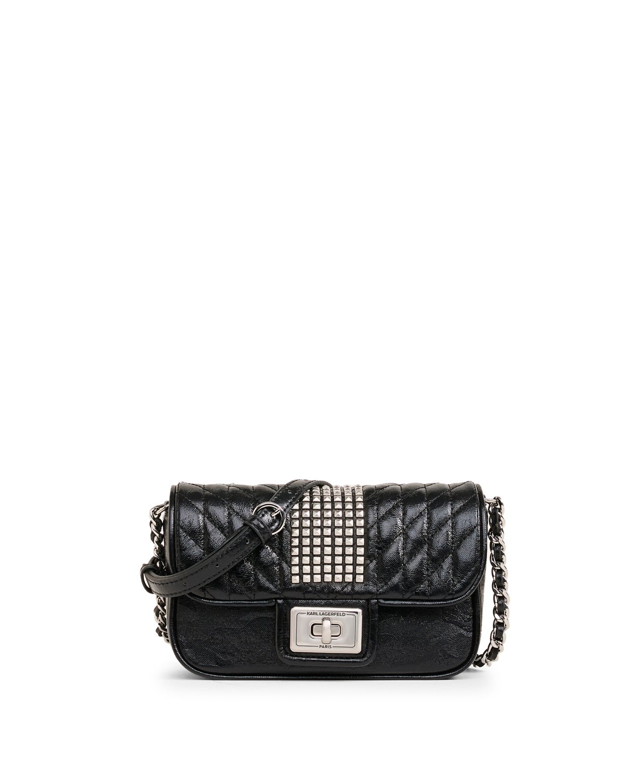 AGYNESS METALLIC STUD CROSSBODY